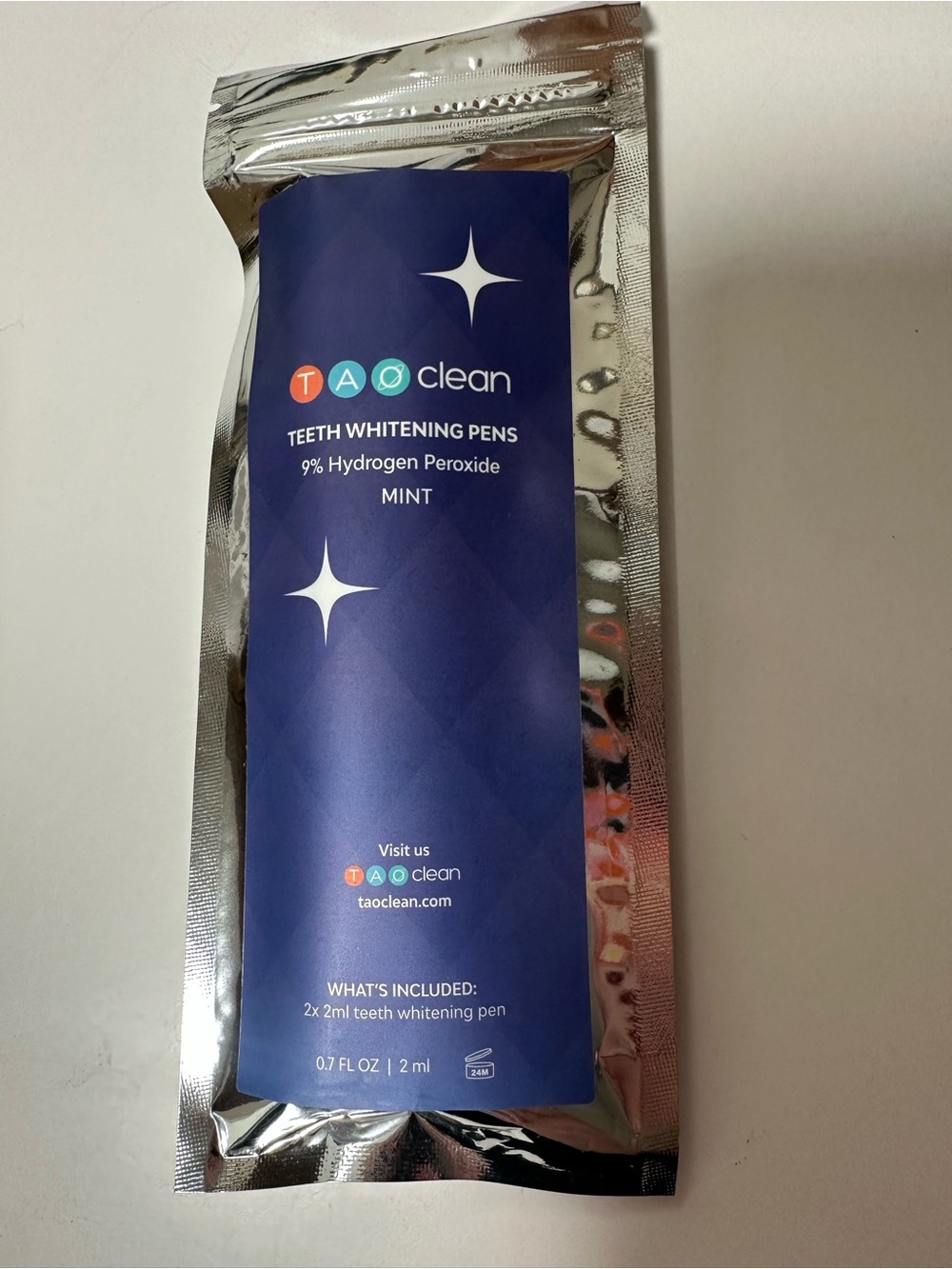 TAO clean germ shield system and two whitening pens.